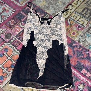 Fredericks of Hollywood lace slip